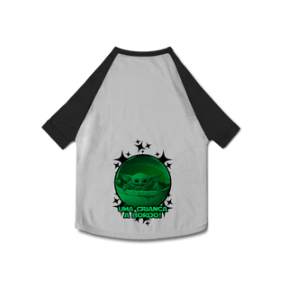 Nome do produtoCamisa Pet Dog PAI NERD - BABY YODA