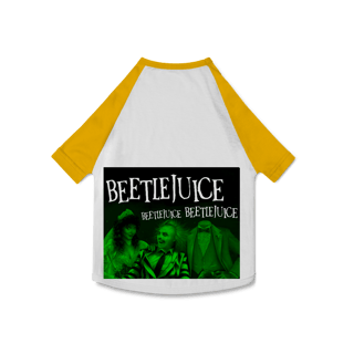 Nome do produtoCamisa Pet Dog VI NA TELINHA - BEETLEJUICE