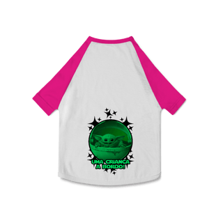 Nome do produtoCamisa Pet Dog PAI NERD - BABY YODA
