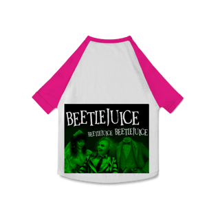Nome do produtoCamisa Pet Dog VI NA TELINHA - BEETLEJUICE