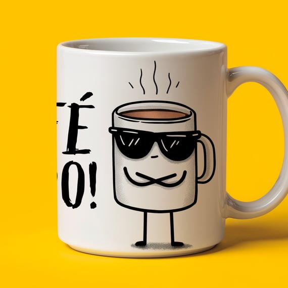 Caneca - Eu e meu café contra o mundo