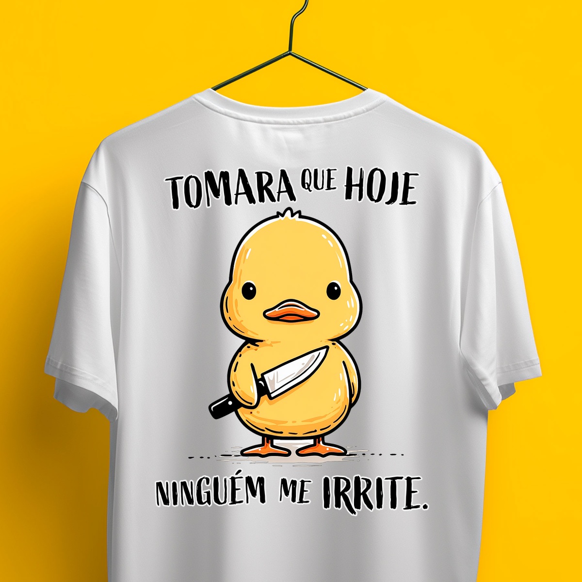 Nome do produto: Camiseta - Tomara que hoje ninguém me irrite