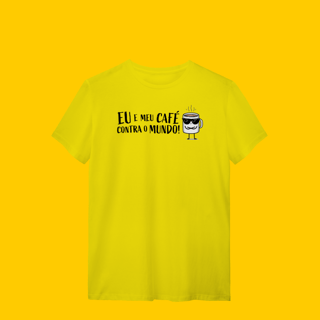 Nome do produto Camiseta - Eu e meu café contra o mundo