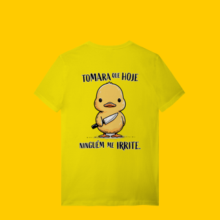 Nome do produto Camiseta - Tomara que hoje ninguém me irrite