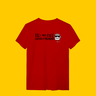 Nome do produto Camiseta - Eu e meu café contra o mundo