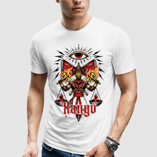 Nome do produto Camiseta Justiça de Xangô - Cores Claras