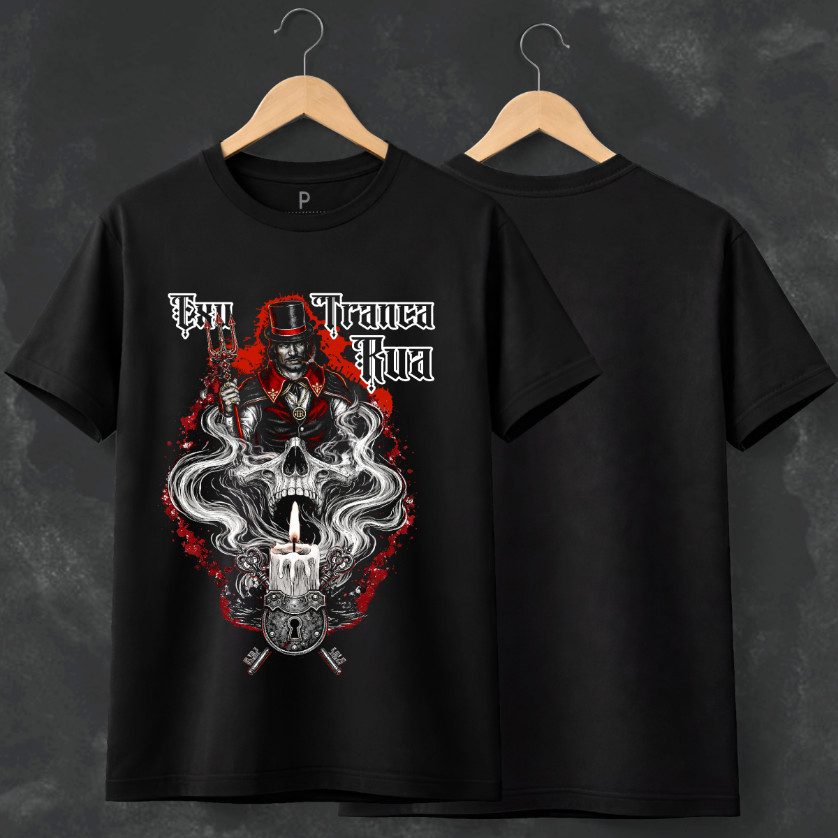 Nome do produto: Camiseta Tranca Rua - Preta