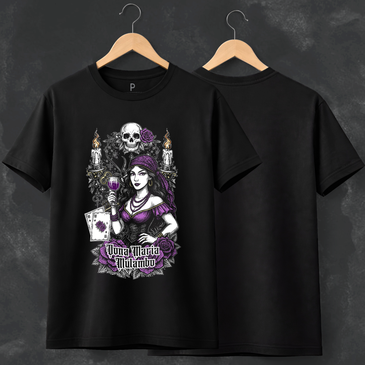 Nome do produto: Camiseta Maria Mulambo - Preta