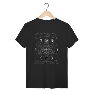 Nome do produto Camiseta Cubo de Metatron (Unissex)
