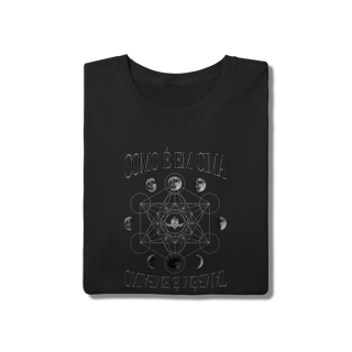 Nome do produto Camiseta Cubo de Metatron (Unissex)