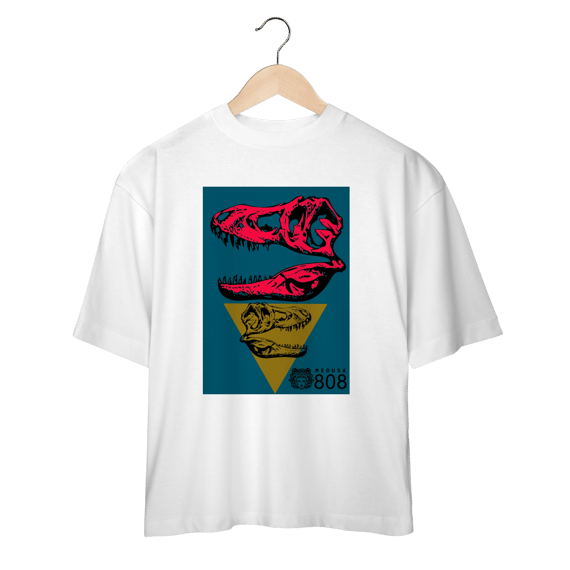 Camiseta Dinossauro 2 - Coleção Ilustra - OVERSIZED