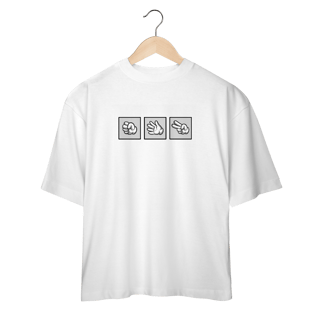 Nome do produto Trilogia Joquempô - Unissex, 100% Algodão, Oversized