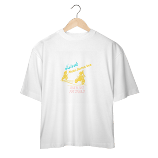 Nome do produto Ride it like you stole it - Collab Lá e de Moto Outra Vez - Unissex, 100% Algodão, Oversized