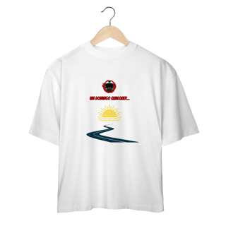 Nome do produto Um domingo qualquer - Collab Lá e de Moto Outra Vez - Unissex, 100% Algodão, Oversized