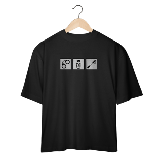 Nome do produto Trilogia: BDSM - Oversized - Unissex, 100% Algodão