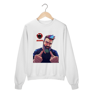 Nome do produto Excelente - Collab Lá e de Moto Outra Vez - Unissex, 100% Algodão, Moletom Fechado