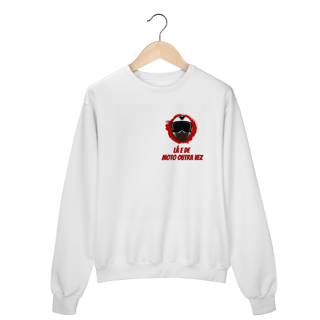 Nome do produto Capacete - Collab Lá e de Moto Outra Vez - Unissex, Moletom Fechado