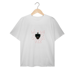 Nome do produto Lá e de Moto Outra Vez Logo - Collab Lá e de Moto Outra Vez - Unissex, 100% Algodão, Plus Size