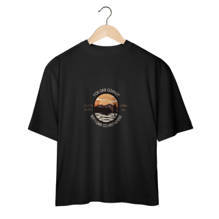 Nome do produto You Can Go Fast Collab Lá e de Moto Outra Vez  - Unissex, 100% Algodão, Oversized