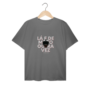 Nome do produto Lá e de Moto Outra Vez Logo - Collab Lá e de Moto Outra Vez - Unissex, 100% Algodão, Plus Size