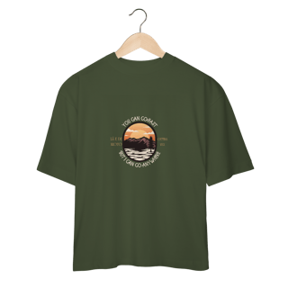 Nome do produto You Can Go Fast Collab Lá e de Moto Outra Vez  - Unissex, 100% Algodão, Oversized