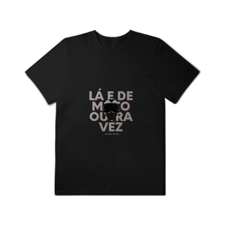 Nome do produto Lá e de Moto Outra Vez Logo - Collab Lá e de Moto Outra Vez - Unissex, 100% Algodão, Plus Size