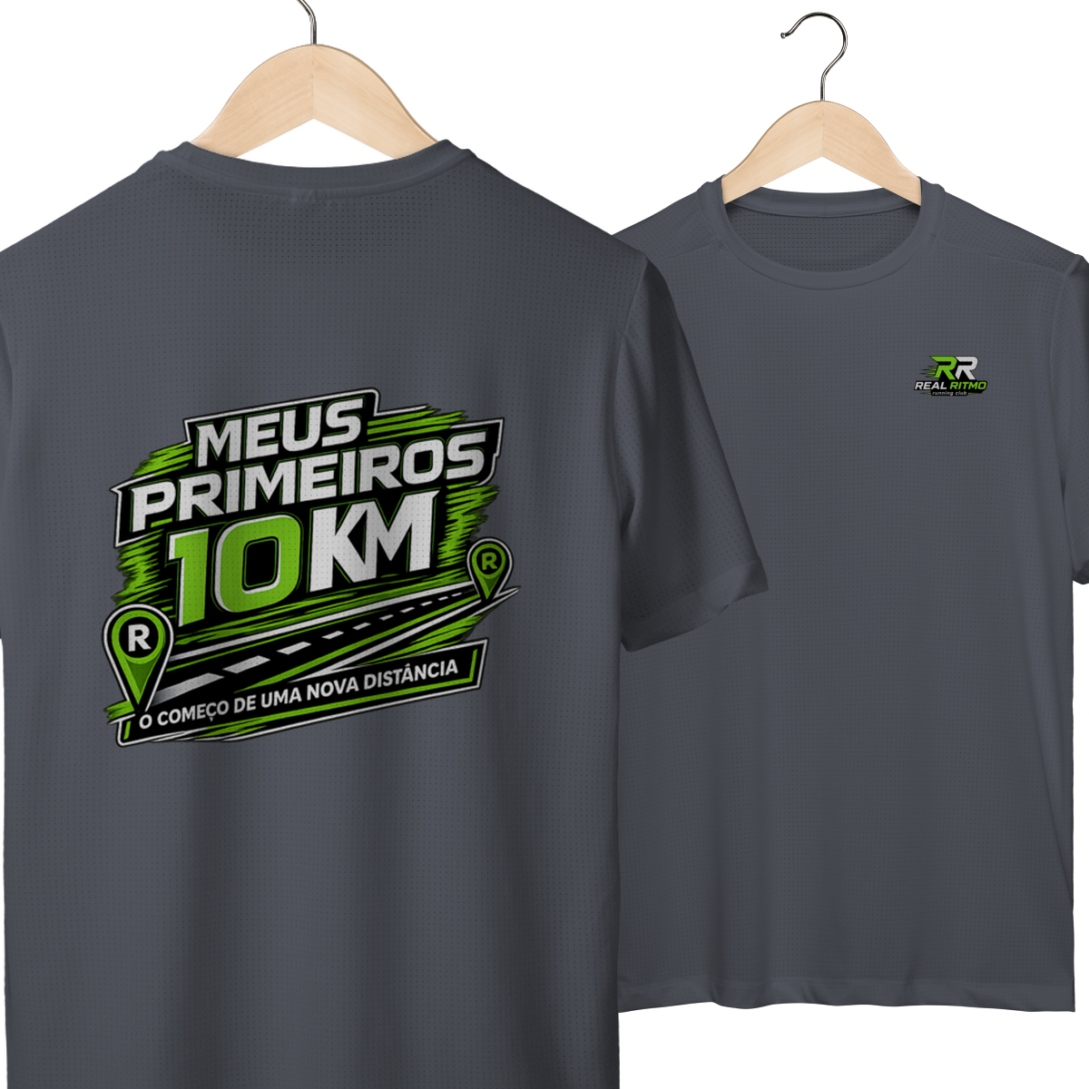 Camiseta Sport Dry UV Meus Primeiros 10 KM – Real Ritmo