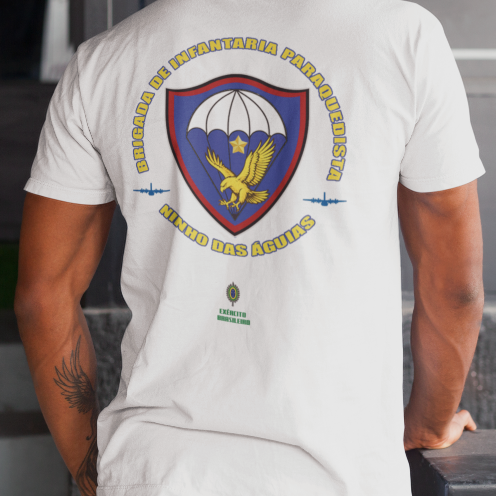 Nome do produto: CAMISETA BRIGADA DE INFANTARIA PARAQUEDISTA