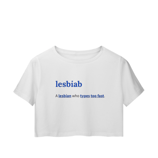 Nome do produto Cropped Lesbiab