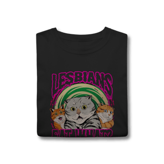 Nome do produto Camiseta - Lesbians eat what?