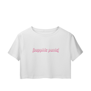 Nome do produto Cropped Sapphic Panic