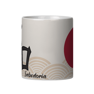 Nome do produto Caneca ideograma japonês | Sabedoria