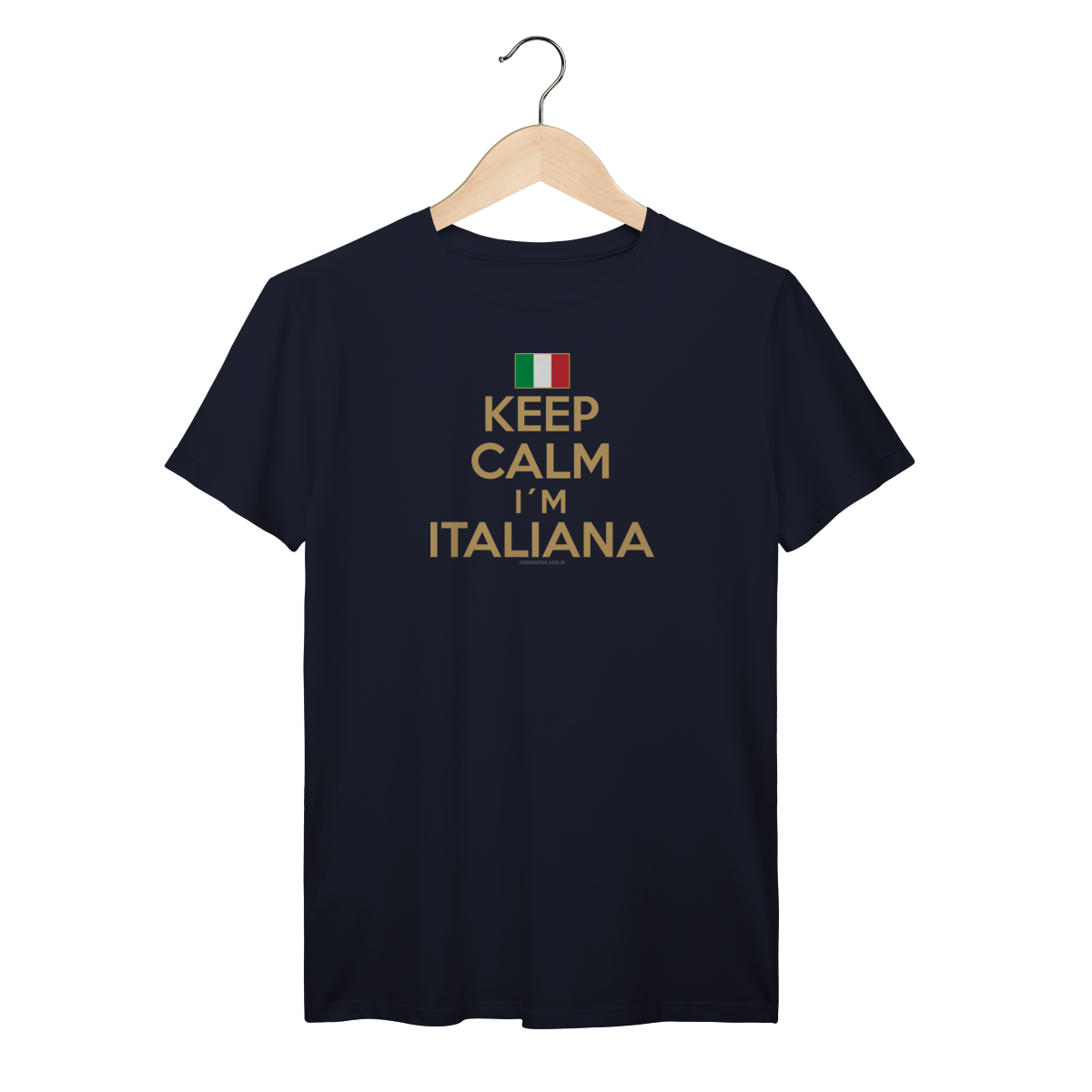 Nome do produto: Camiseta Keep Calm I´m Italiana