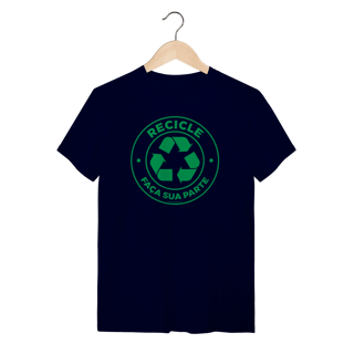 Nome do produto Camiseta Recicle V | T-Shirt Quality