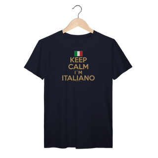 Nome do produto Camiseta Keep Calm I´m Italiano