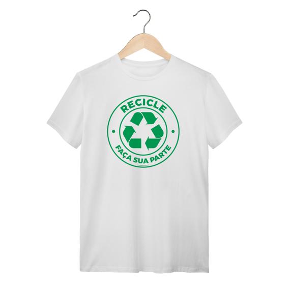 Camiseta Recicle V | T-Shirt Quality