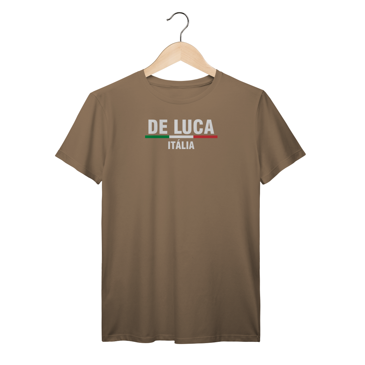 Nome do produto: Camiseta Sobrenome De Luca