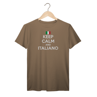 Nome do produto Camiseta Keep Calm I´m Italiano