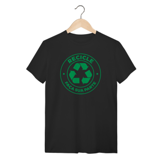 Nome do produto Camiseta Recicle V | T-Shirt Quality
