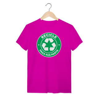 Nome do produto Camiseta Recicle IV | T-Shirt Quality