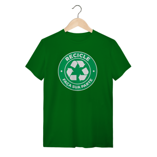 Nome do produto Camiseta Recicle IV | T-Shirt Quality