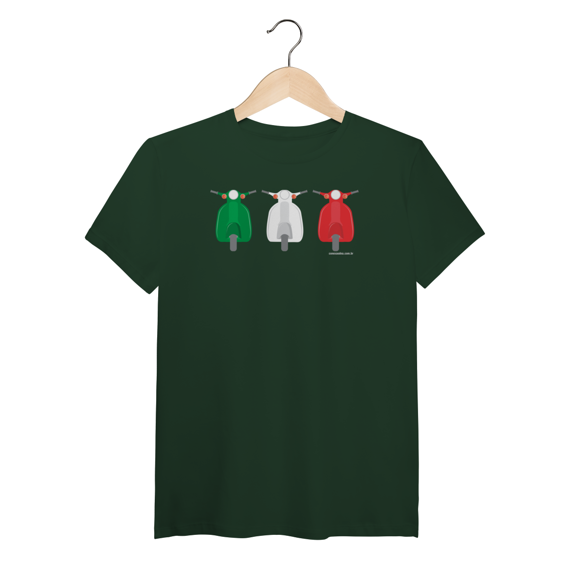 Nome do produto: Camiseta Lambreta V | T-Shirt Pima