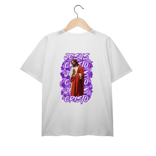 Nome do produto Jesus Plus Size | Urbano Sagrado - Roxo