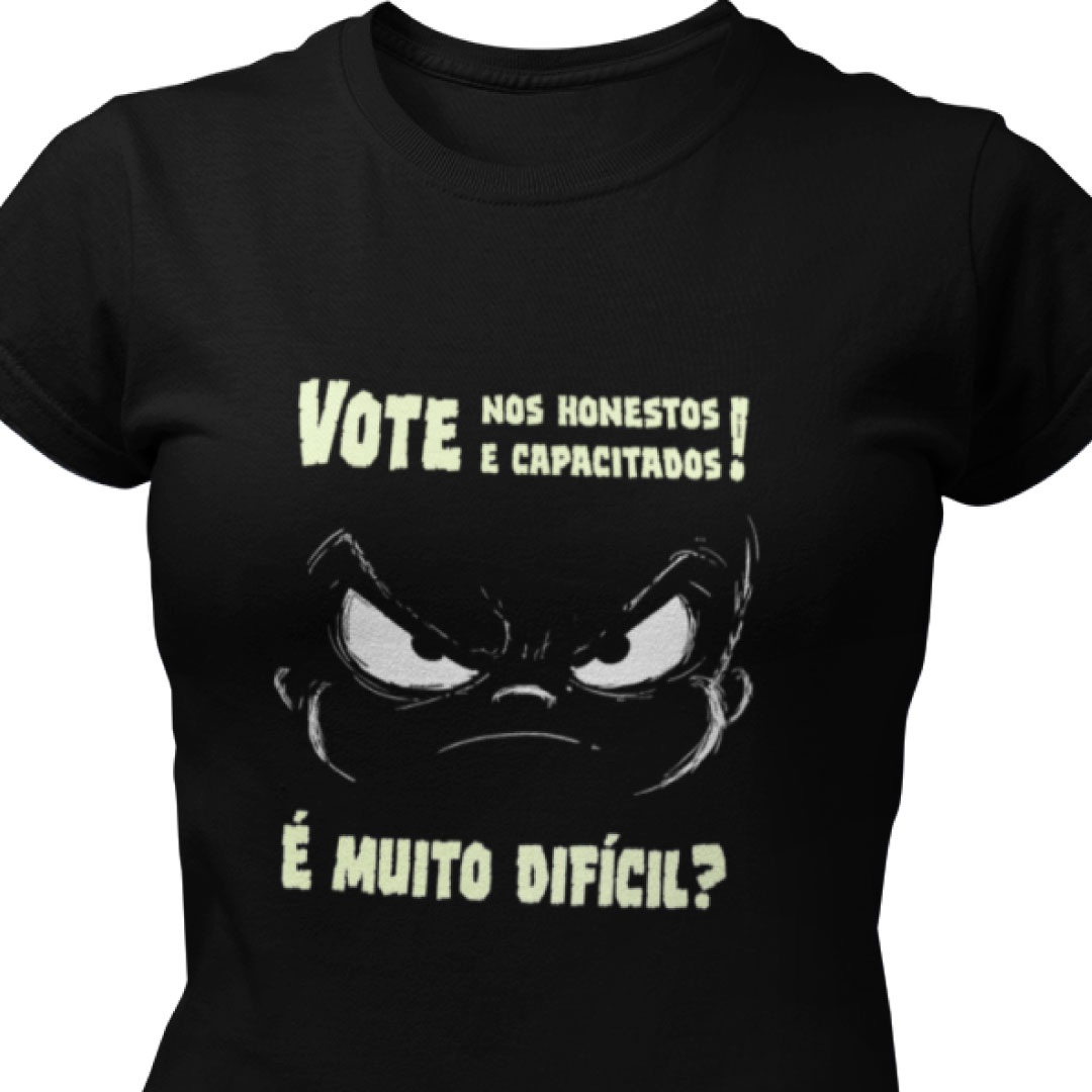 Vote nos honestos (baby look)