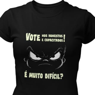 Vote nos honestos (baby look)