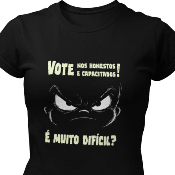 Vote nos honestos (baby look)