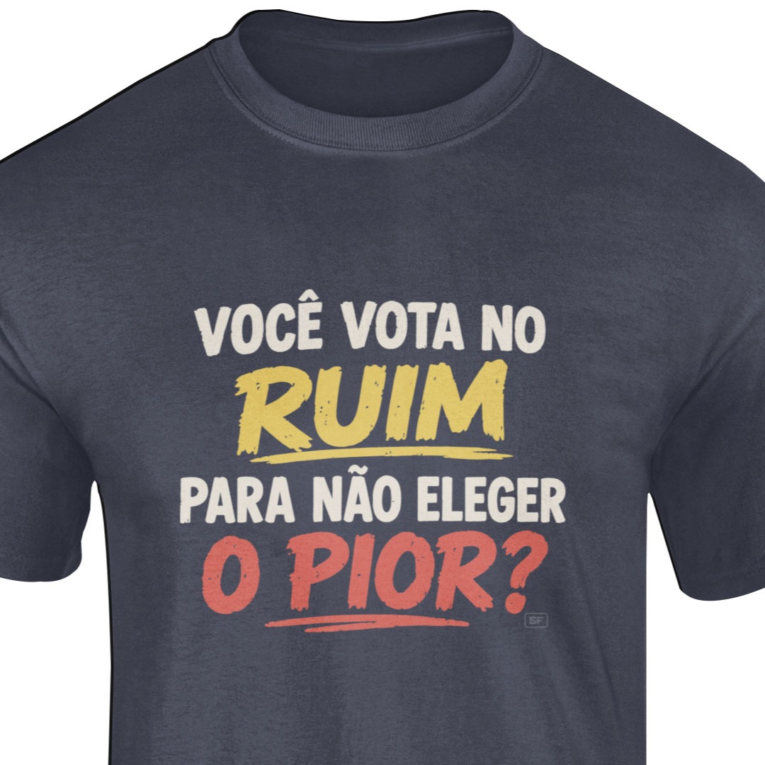 Votar bem? (Unissex fio 26.1 - 180 g/m²)