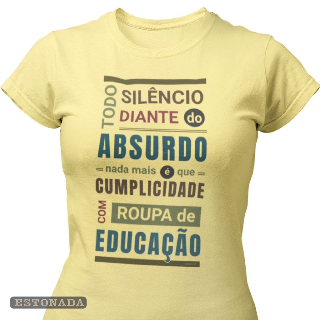 Nome do produto: Calar-se? (baby long)