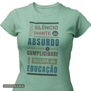 Nome do produto Calar-se? (baby long)