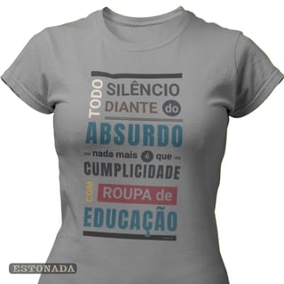 Nome do produto Calar-se? (baby long)